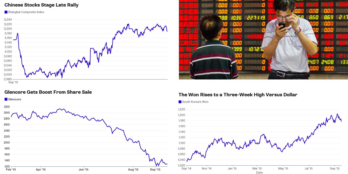 business's tweet photo. Today on the markets: China's rebound, a 3-week high for the won, and Glencore stops the rot http://t.co/jDO4H5m7j9 http://t.co/2Zbmpbtl0D