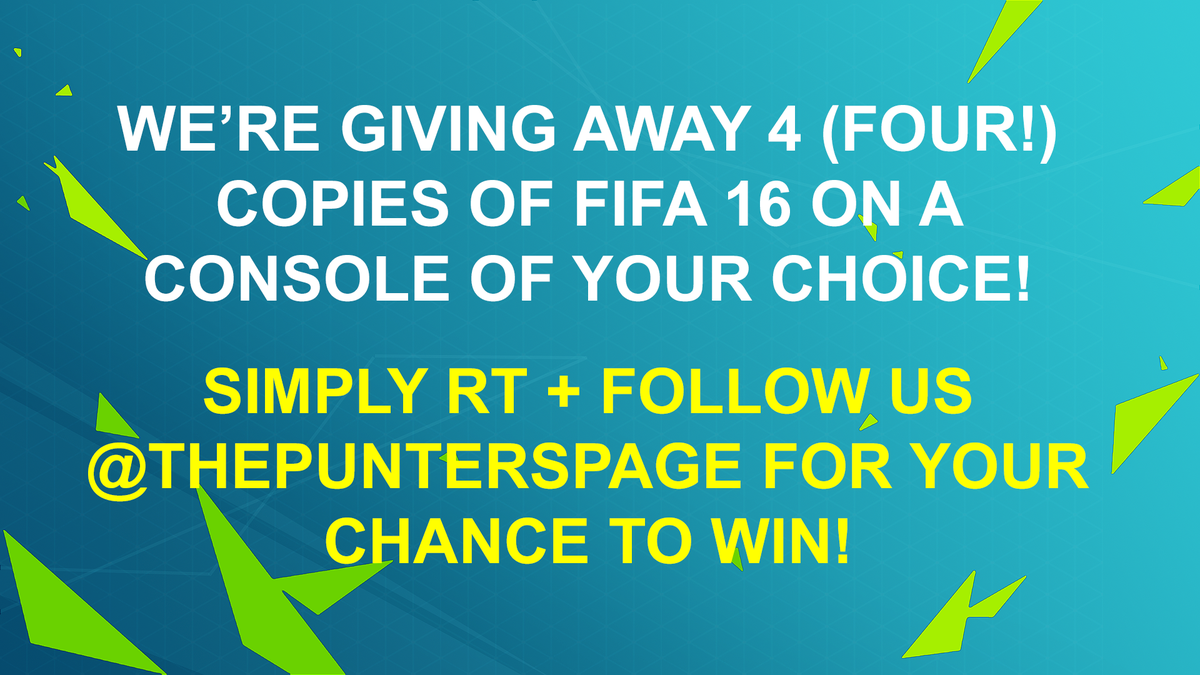 ThePuntersPage's tweet photo. *COMPETITION*

RT &amp; FOLLOW @ThePuntersPage to enter!

Winners picked on Wednesday 23rd September 2015!

Good luck! http://t.co/AGdIJscVgN