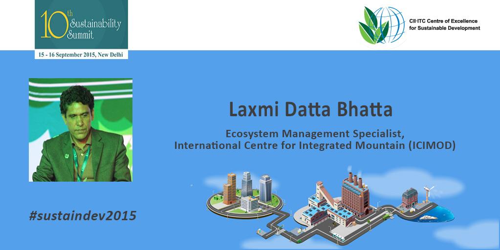 ciicesd's tweet photo. ICIMOD committed towards ecosystem services, operates from Myanmar to Afghanistan: Laxmi Datta Bhatta #SustainDev2015 http://t.co/367HCPP1y8