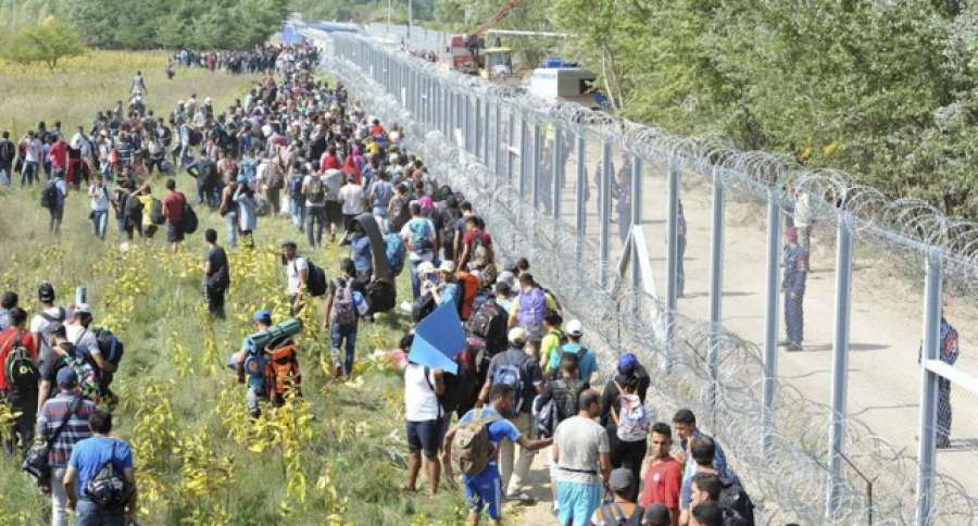 sextaNoticias's tweet photo. Miles de refugiados, atrapados en un 'limbo' en la frontera entre Serbia y Hungría ▶ http://t.co/6fgb08GRyl http://t.co/1KwX7lc9SE