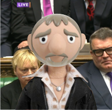 Trump_ton's tweet photo. The new leader of @TrumptonLabour Mr Corblimey looked nervous for his first #PMQs http://t.co/RVGk26hJvA