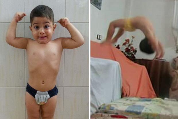 dailystar's tweet photo. WATCH: You won't believe what this superhuman toddler can do #aratgym #gymnastics #humanant http://t.co/thE1tiEXSi http://t.co/LYMA6Z04Vt