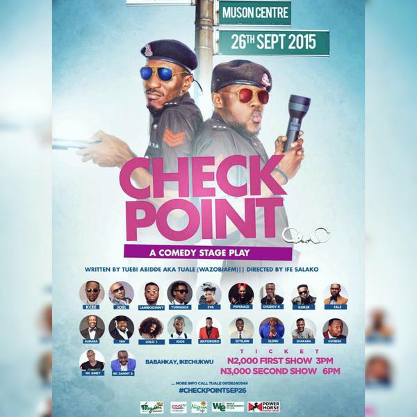 theCheckPointNG's tweet photo. #CHECKPOINTsept26
Comedy: @elenu1 @senatorcomedian @officiallolo1 @shakara @ushbebecomedian @apkororo @seyilaw http://t.co/TQXYesMBfI