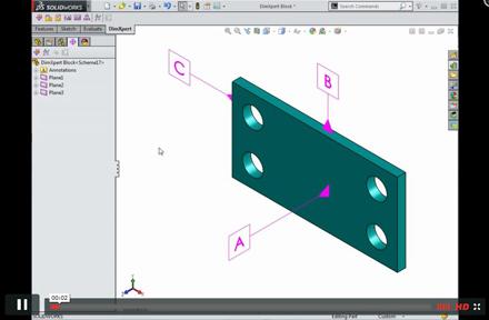 NTCADCAM's tweet photo. Video tip for #SOLIDWORKS 2015 - DimXpert and TolAnalyst - Size Dimensions http://t.co/kRyDgW5OVI #SOLIDWORKSTip http://t.co/7KlI2EDgk8