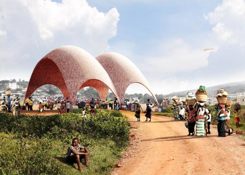 dezeen's tweet photo. Foster reveals plans for Rwandan Droneport to deliver medical supplies in remote areas: http://t.co/L5IiZPXkg1 http://t.co/q9o1n6mGKv