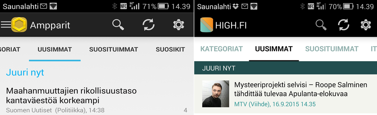 pyyny's tweet photo. Jaha, @ampparitcom uusi Android-softansa. Niin, no, miten se nyt meni.. "Imitation is the sincerest form of flattery" http://t.co/iOCHUzBDM2