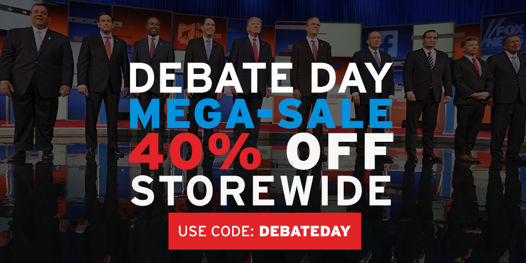 ScottWalker's tweet photo. There's no debating these prices won't last long. Cash in on our one day sale! BUY HERE: http://t.co/X5OD4SJBrL http://t.co/Umt6bM5SyS