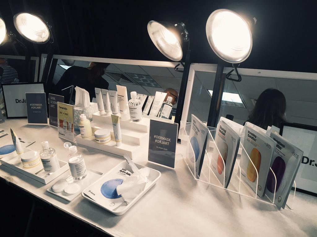 DrJartUS's tweet photo. Today's lineup at @suno #SS16 starts with #drjart #dermask and ceramidin. #BTS #NYFW http://t.co/Vm5aUG3eHI