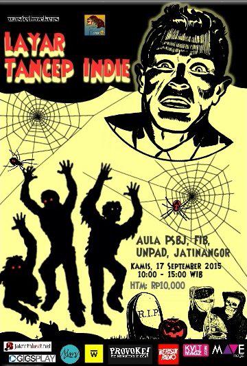 BLURadiojtr's tweet photo. Ini nih! @wastedrockers sama Departemen Susastra FIB Unpad besok nyelenggarain Layar Tancep Indie di PSBJ. 10rb ajaaa http://t.co/aXgJrgJjjK