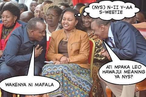 254Peasant's tweet photo. #KOT have no chill @SammieKeige: Lol! #Waiguru2YearsInOffice http://t.co/QuO0IQfppd #RIPWaiguru #SomeoneTellHisExcellency to ban Twitter