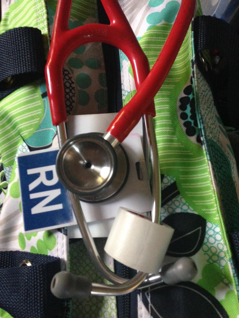 rlolley1202's tweet photo. #nursesunite #NursesShareYourStethoscope http://t.co/eYIlK9vVCR