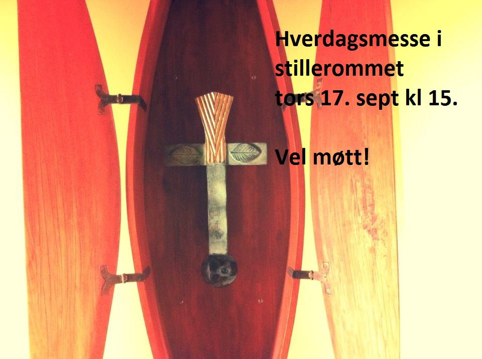 Studentprest's tweet photo. I morgen kl 15 er det tid for en hverdagsmesse i P48. Vel møtt til hver især! http://t.co/MjWEtUiaWW