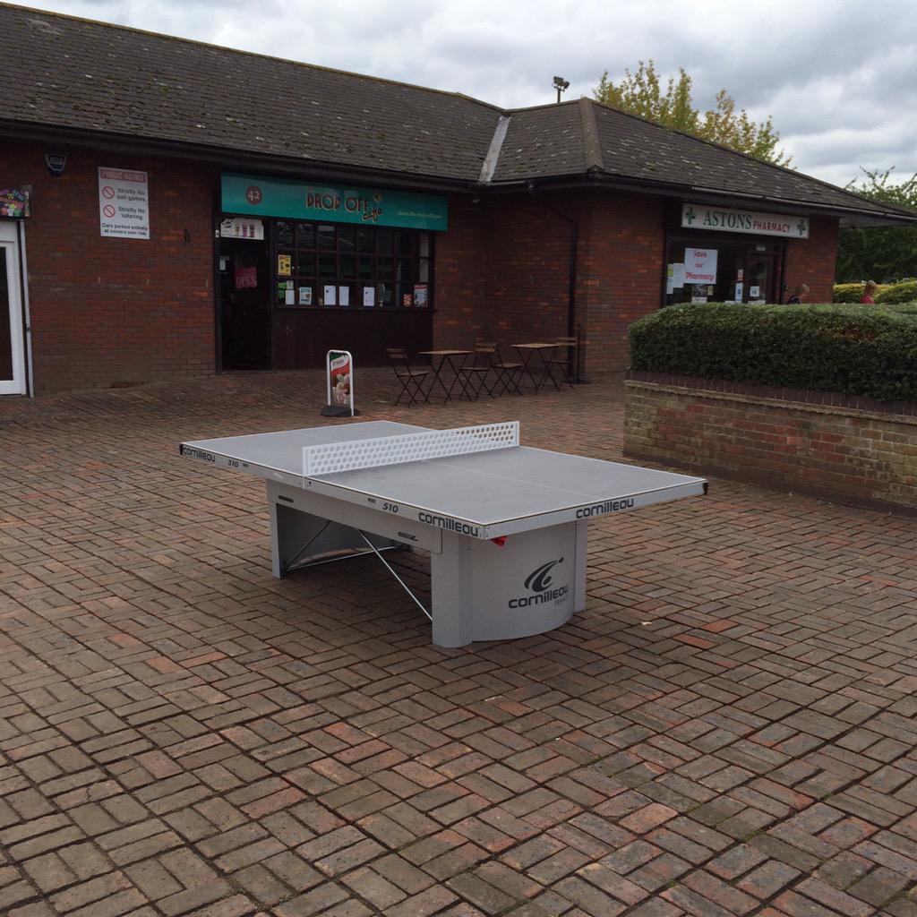Our latest table, bats and balls from <a href="/Dropoffcafe/">The Drop Off Cafe</a> mon-fri <a href="/ping_tweets/">Ping! 🏓</a> <a href="/ABaggaley/">Andrew Baggaley OLY 安德鲁•巴格利</a> #ping!2015 <a href="/MKSportsDev/">SportsDev MK</a>