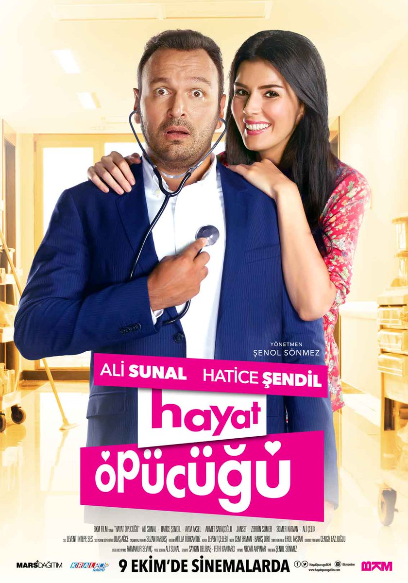 Bkmonline's tweet photo. .@SunalAli ve @sendil_hatice'nin başrollerini paylaştığı #HayatÖpücüğü 9 Ekim'de sinemalarda! http://t.co/rYZgQtqjQL