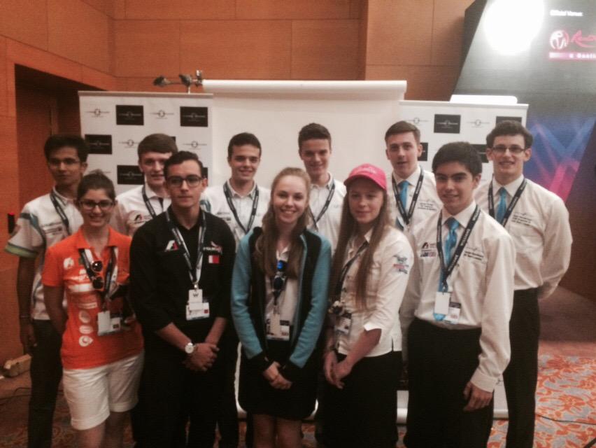 Our #EngineeringAcademy students are from countries such as UK, Australia, Germany, USA &amp; Portugal #F1inSchoolsWF