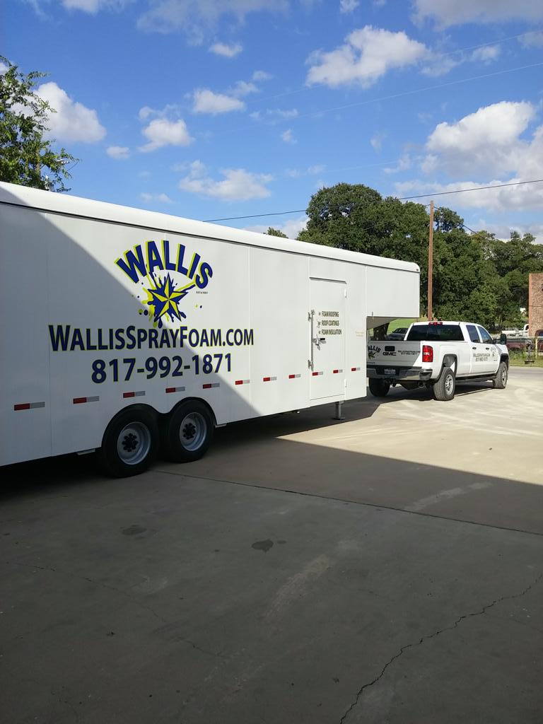 blueridgesigns's tweet image. New trailer for Wallis Spray Foam! Check them out at wallissprayfoam.com #blueridgesigns #trailerlettering #decal
