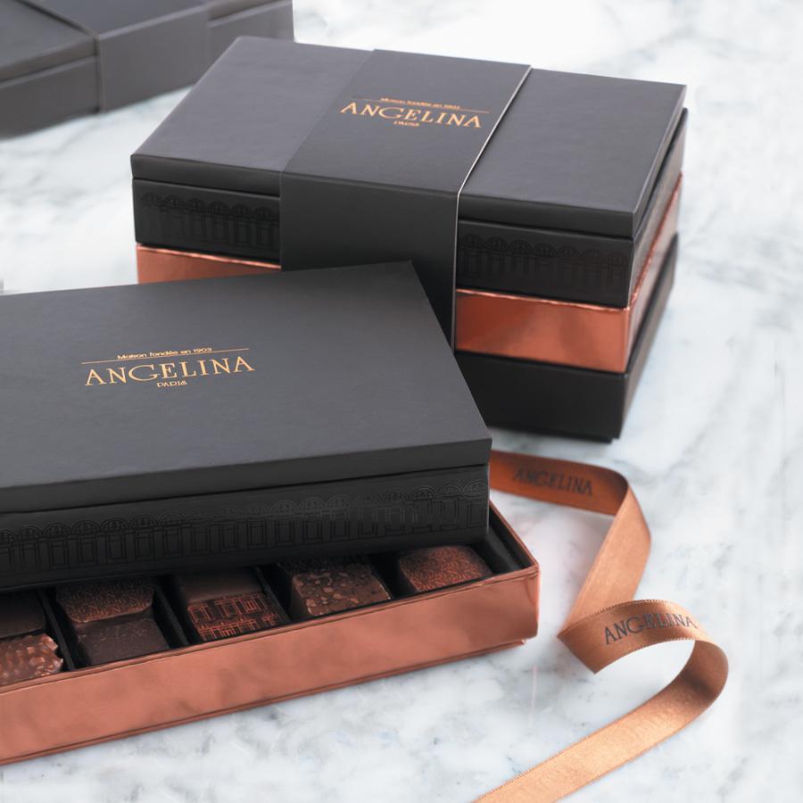 AngelinaQatar's tweet photo. The best of Angelina’s chocolate know-how in this assortment of chocolate bonbons, ganache and praline. A sweet de... http://t.co/sAWc5zsCCk