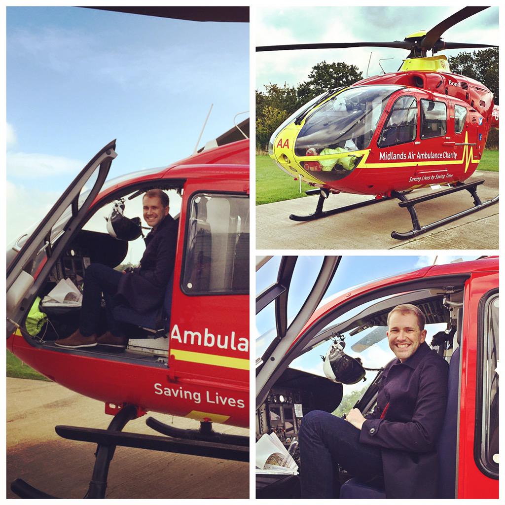 Big thankyou to <a href="/MAA_Charity/">Midlands Air Ambulance Charity 🚁</a> for tour of their airbase today. Cant wait to support as our chosen charity #savinglives