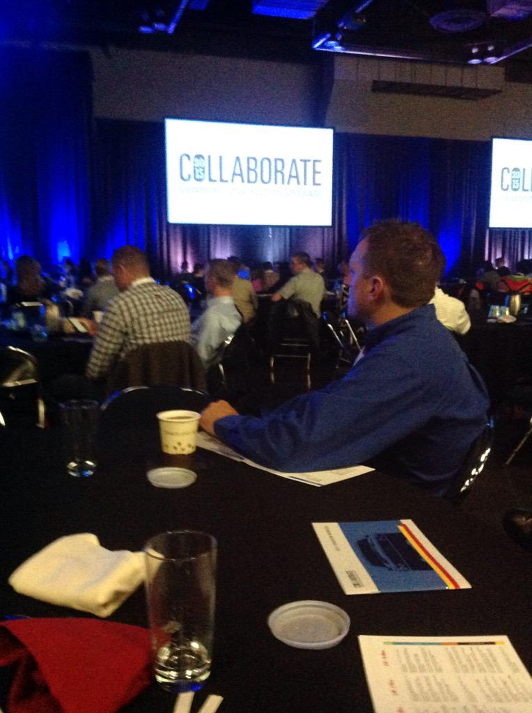 blbassing's tweet photo. Getting ready to Collaborate!  Huge crowd this year.  Ready to meet new people and catch up with friends. http://t.co/eP2yqifzlc