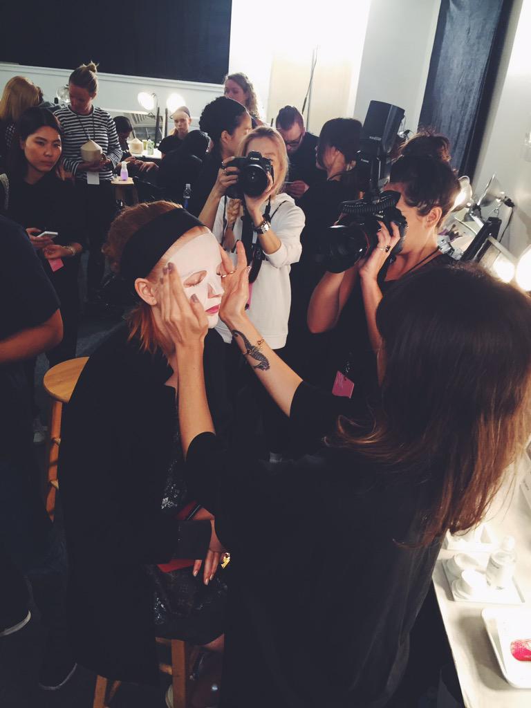 DrJartUS's tweet photo. Our clearing Solution #dermask corrects + brightens skin tone before the show! cc: @suno #NYFW http://t.co/OQ9pm5ypJz