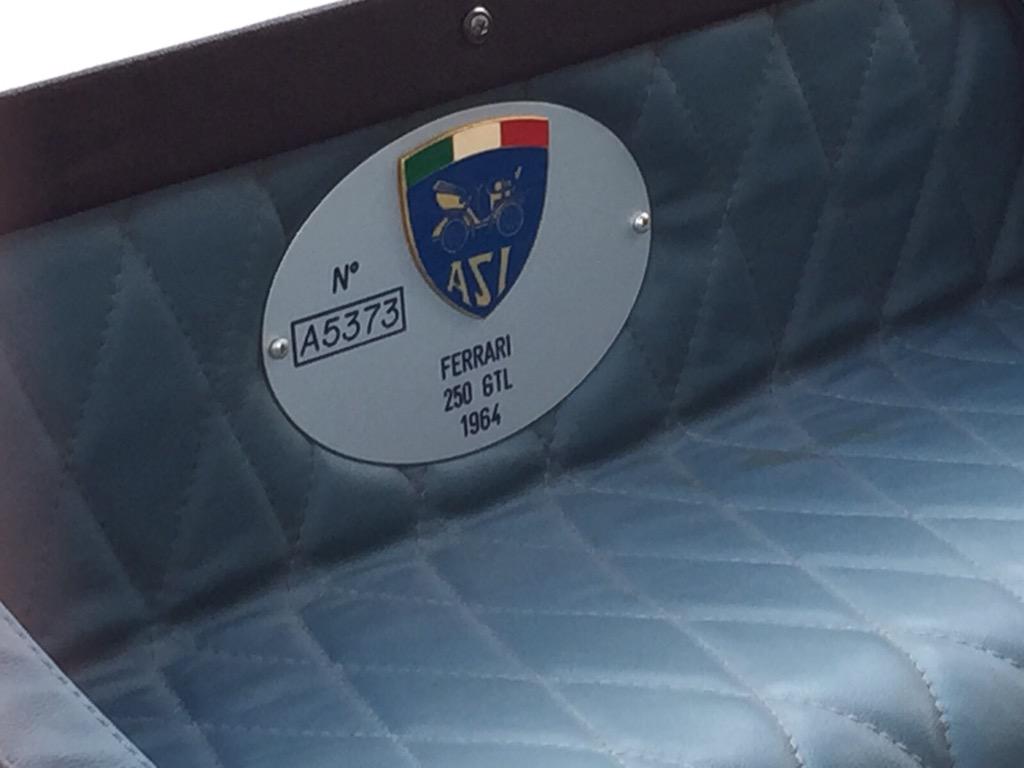 Dhalv's tweet image. @AutoPap @carpaps what a car. At the cricket game at Goodwood revival last weekend. #ferrari #250 #whatabeauty