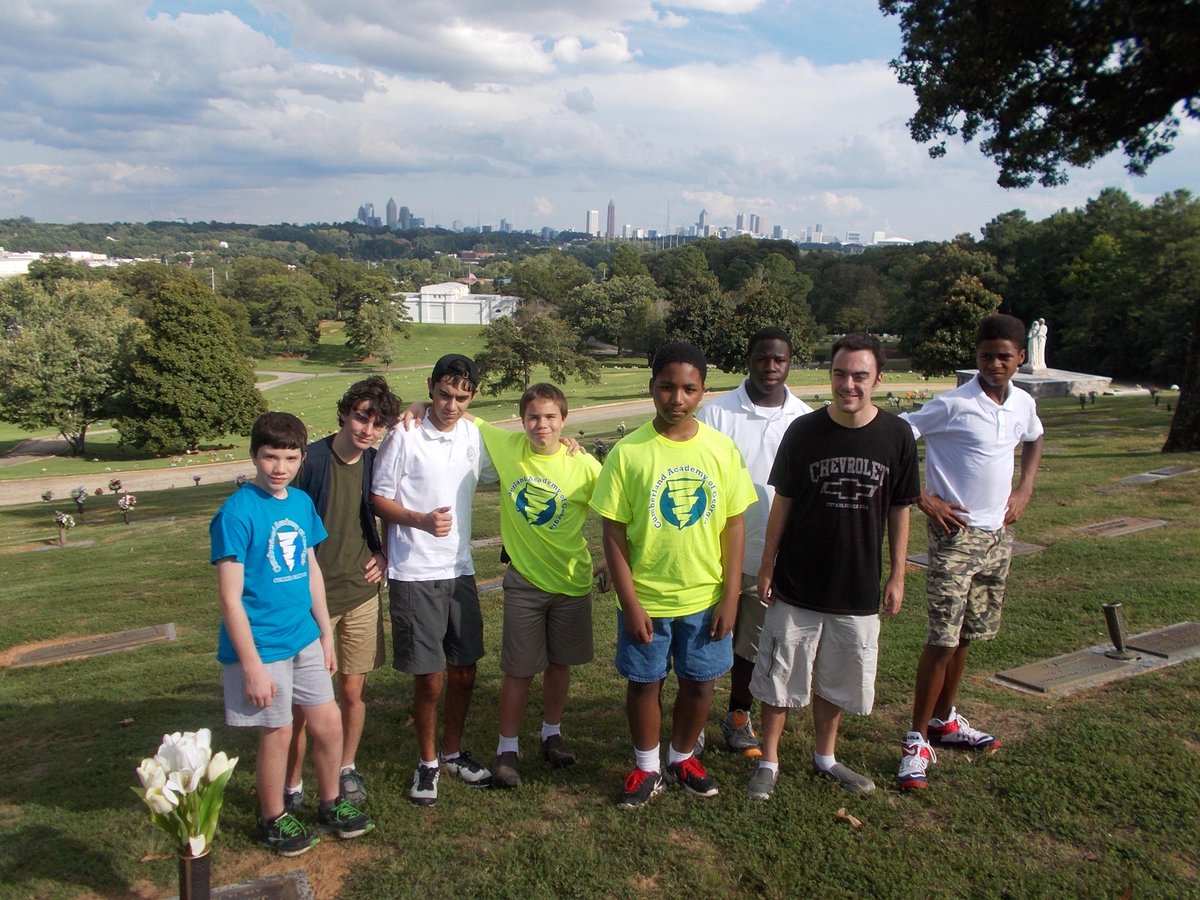 CumberlandGA's tweet photo. Mr. Sentell took a group of students to "The Secret Free Spots in Atlanta"! This is the first of the Saturday Series. http://t.co/NVBhhxAqCG
