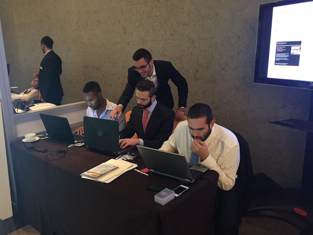 Our #spectacular Four team handling PR and #SocialMedia at The Government Social Media Summit #GSMS15 earlier today