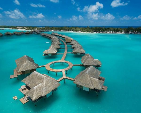 _Paisajes_'s tweet photo. El Hotel Four Seasons en Bora Bora http://t.co/E9yijUbtWh