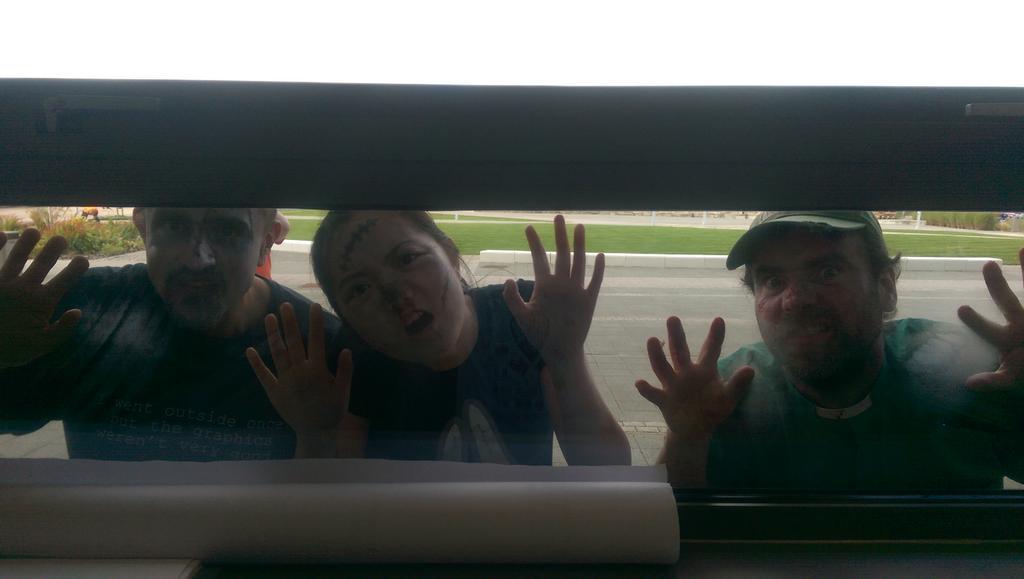 mariemarie0's tweet photo. Finance meeting interrupted by zombie hoard.Same old same old @sunderlandsu #sunfreshers http://t.co/JsyZ1zJTve