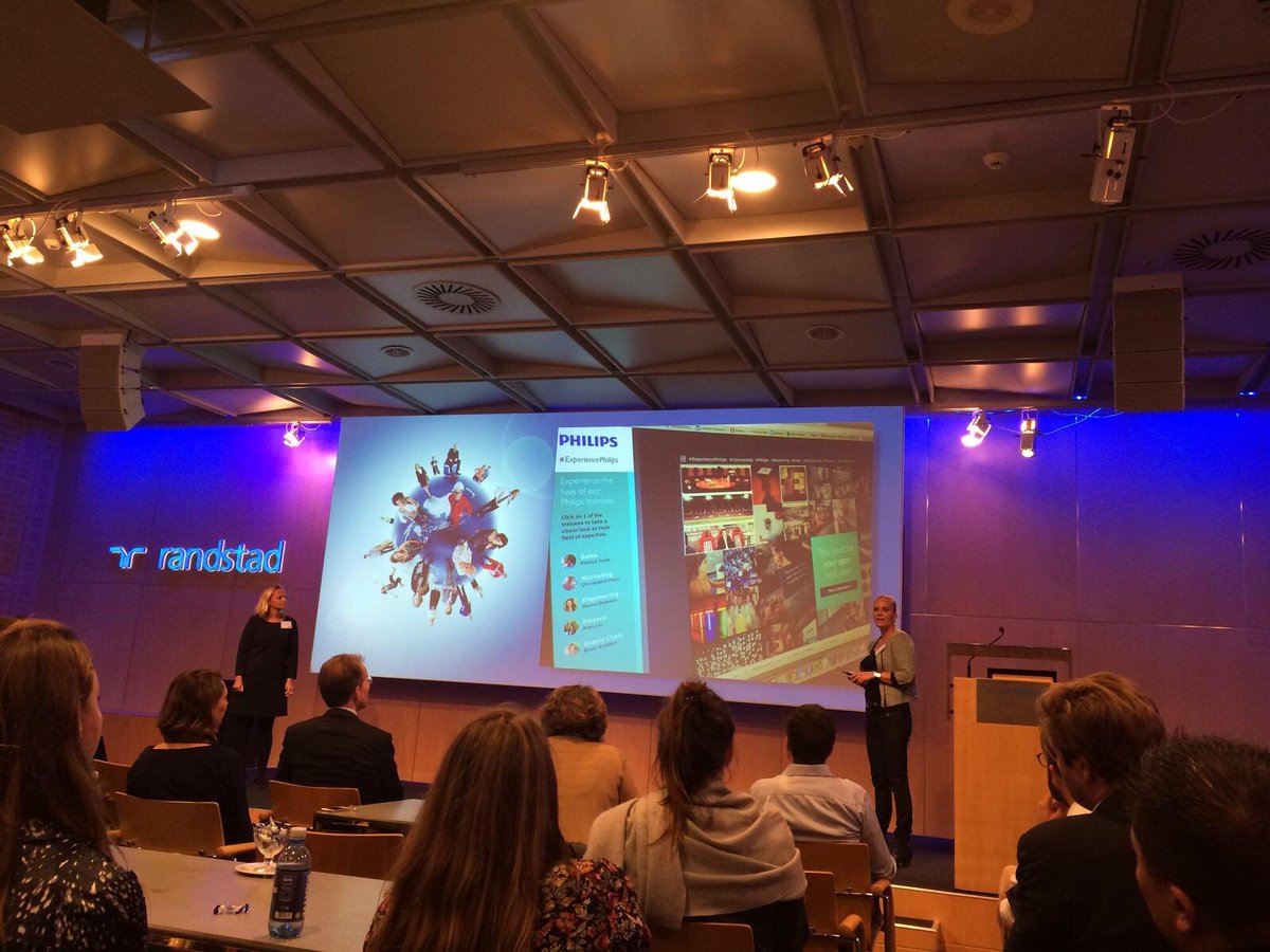 ProAssistanceNL's tweet photo. Campus recruitment spreker van Philips - social traineeship campagne. #cre15 @RecruitersUnite http://t.co/8Bml70w8mw