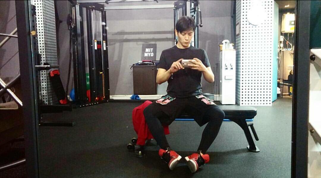 tephtephieeeeee's tweet photo. Himchan fighting!!! @BAP_Himchan 😀💪#BAPisBACK #HimchanisBACK 💕💕 http://t.co/741mDb296m