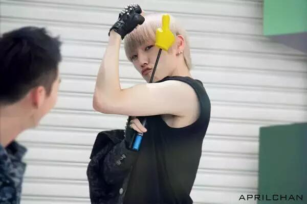 tephtephieeeeee's tweet photo. Himchan fighting!!! @BAP_Himchan 😀💪#BAPisBACK #HimchanisBACK 💕💕 http://t.co/741mDb296m