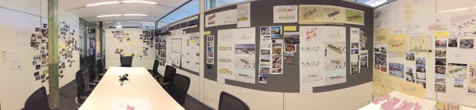lemayLAB's tweet photo. L'équipe #Lemaylab en #Charette de #Design pour nov projet au #SudOuest. Voici la #WarRoom résultant du #processus ! http://t.co/uB4otzNzoU
