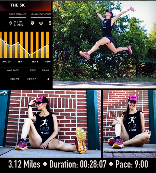 HEATrunning's tweet photo. She's at it again! Repost from @heathernibi Felt a little like a gazelle running with the #heatrunning pack, today!.. http://t.co/jhZxwOGl0R