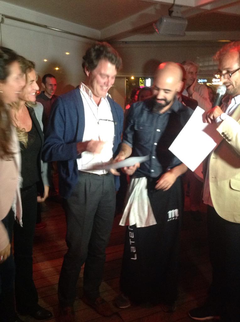 rest_lateral's tweet photo. Y el ganador de #MiPinchoLTL es... Lomo de Bocarte con manzana caramelizada y Ajoblanco #debocaaccion ¡Felicidades! http://t.co/3F00T5cwuX