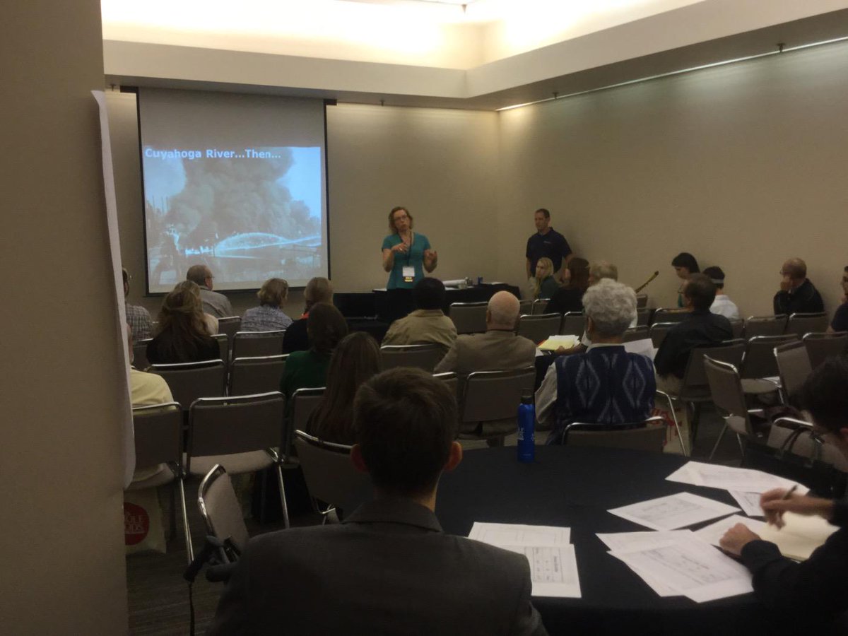 Ksweet1998's tweet photo. @neorsd @Cleveland2019 #cleanwater2015 Kyle Dreyfuss-Wells with Tom, Seth, Donna on Stormwater http://t.co/GA1GTdQ30i