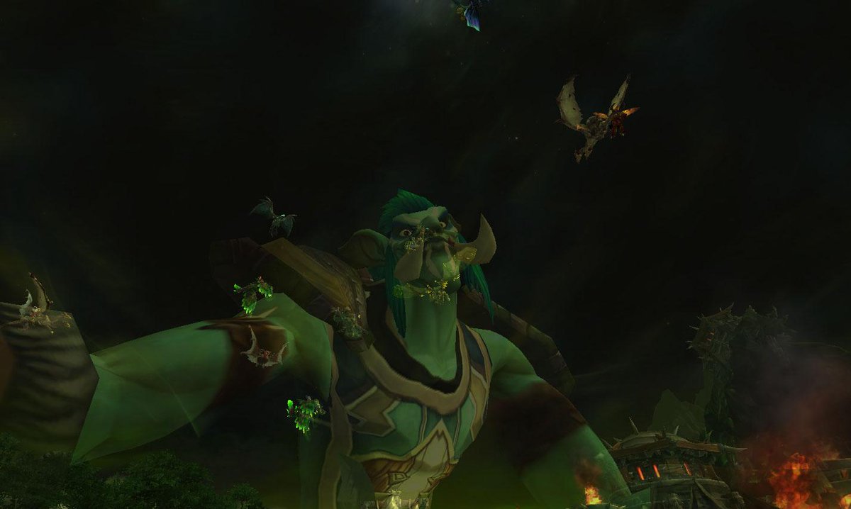 Tantzui's tweet photo. Oh, wha flying patch? Where? Nooo.. No-mon be flying in Tanaan. #Booterang #Content #NoStab http://t.co/bf1XgiQpuu