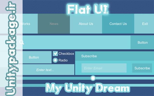 unitypackages's tweet image. پکیج Flat UI unitypackage.irفروشگاه/%d9%be%da%a9%db%8c%d8%ac-flat-ui/