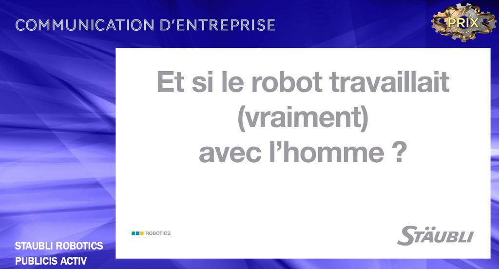 Prix communication d'entreprise #corpo @RoboticsStaubli <a href="/Publicisactiv_/">Publicis Activ</a> BRAVO! #gpstrat
