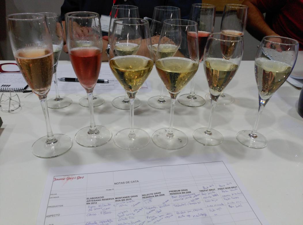 Magnífica cata de <a href="/JaumeGiroGiro/">Jaume Giró i Giró</a> <a href="/_misscatas/">Miss Catas</a> #disfrutando #cavamoments