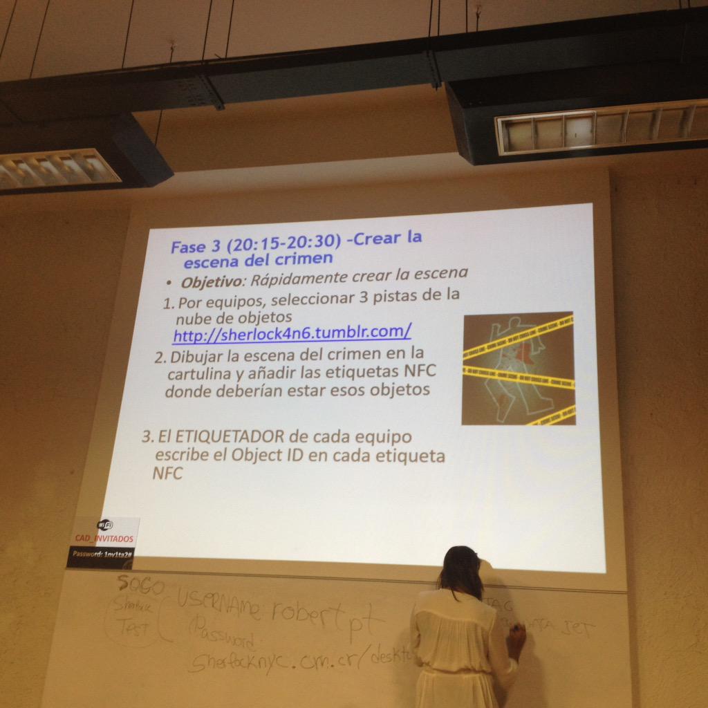 JohannaPStrand's tweet image. Aquí en #ISDI experimentando con NFC #smartTags #virtualObjects con un juego a lo Sherlock... @MGarasa @JoseLloveres