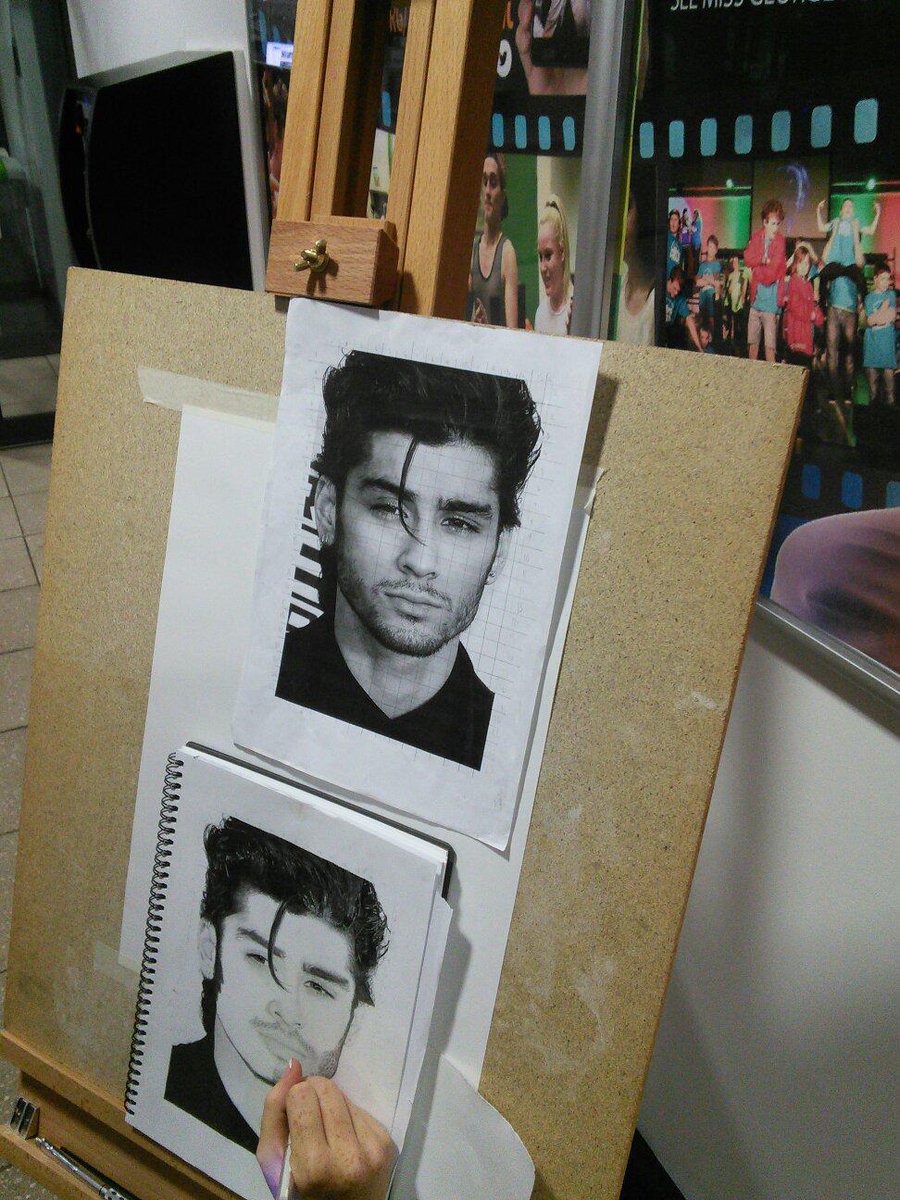 SSCS2007's tweet image. Zayn might be upset about leaving 1D, but this fantastic drawing will cheer him up. #sscsopen