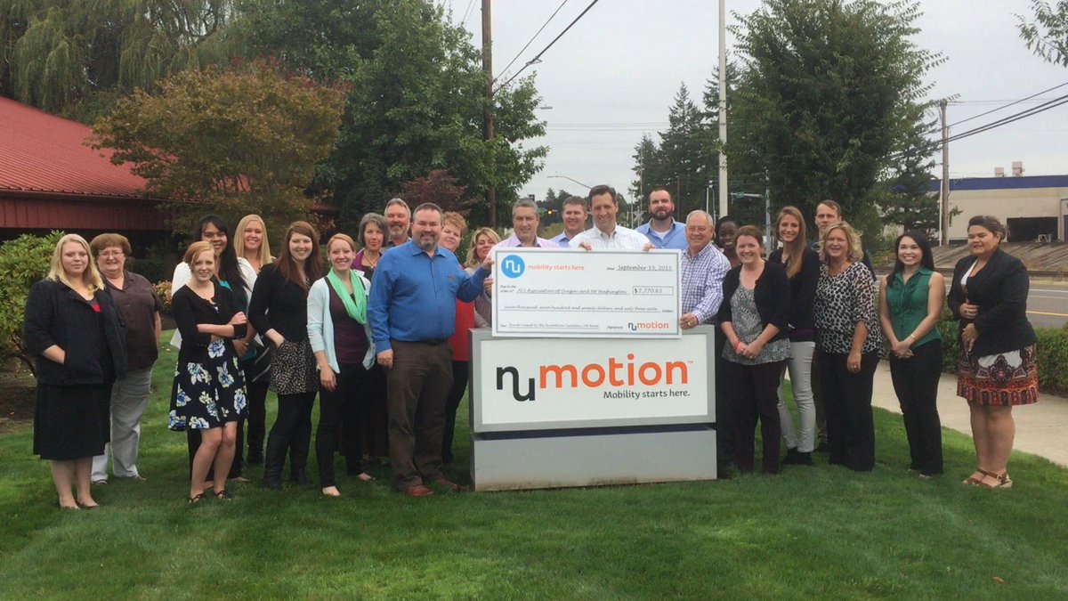 GoNumotion's tweet photo. Our Tualatin, OR team earned a BBQ lunch w/CEO, Mike Swinford after raising almost 8k for @ALSAofORSWWA in 2014! #ALS http://t.co/tsjcA9RKf3