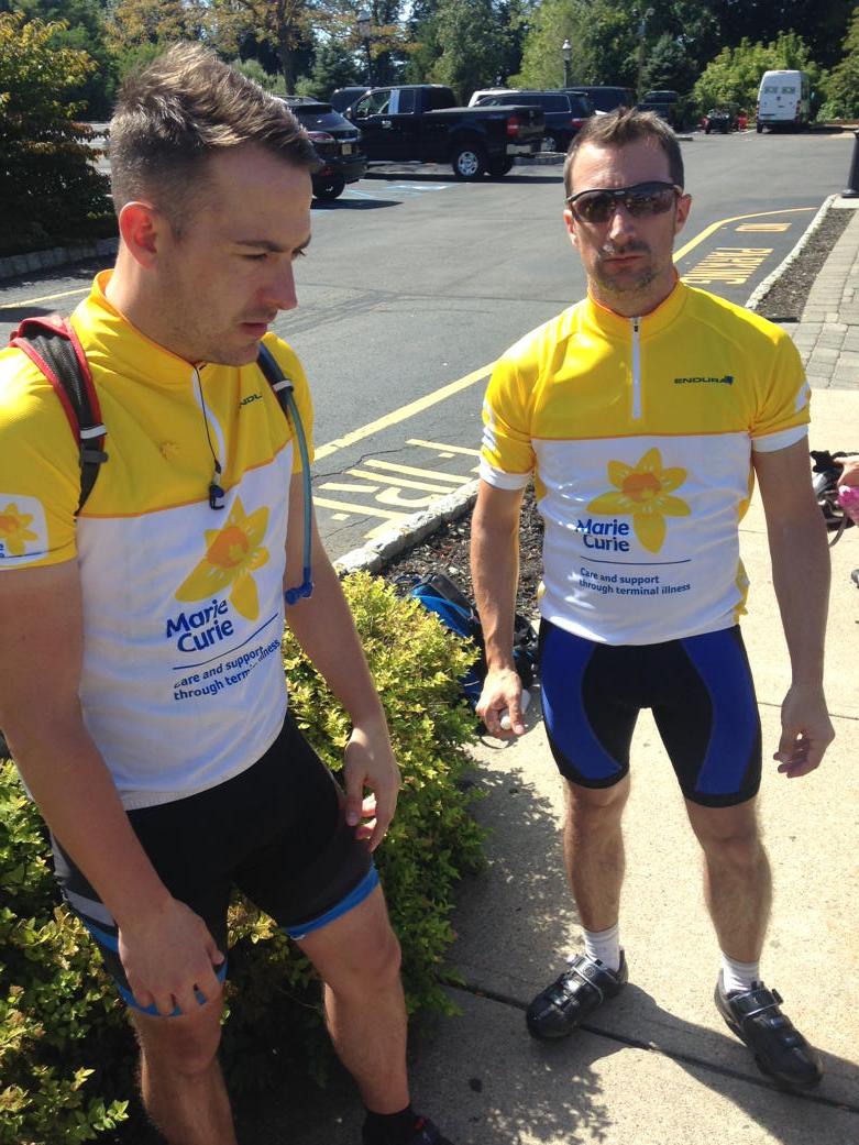 TeamBrightgroup's tweet photo. Only 35 miles left this afternoon but morale is low. http://t.co/x1sY1o4qk7