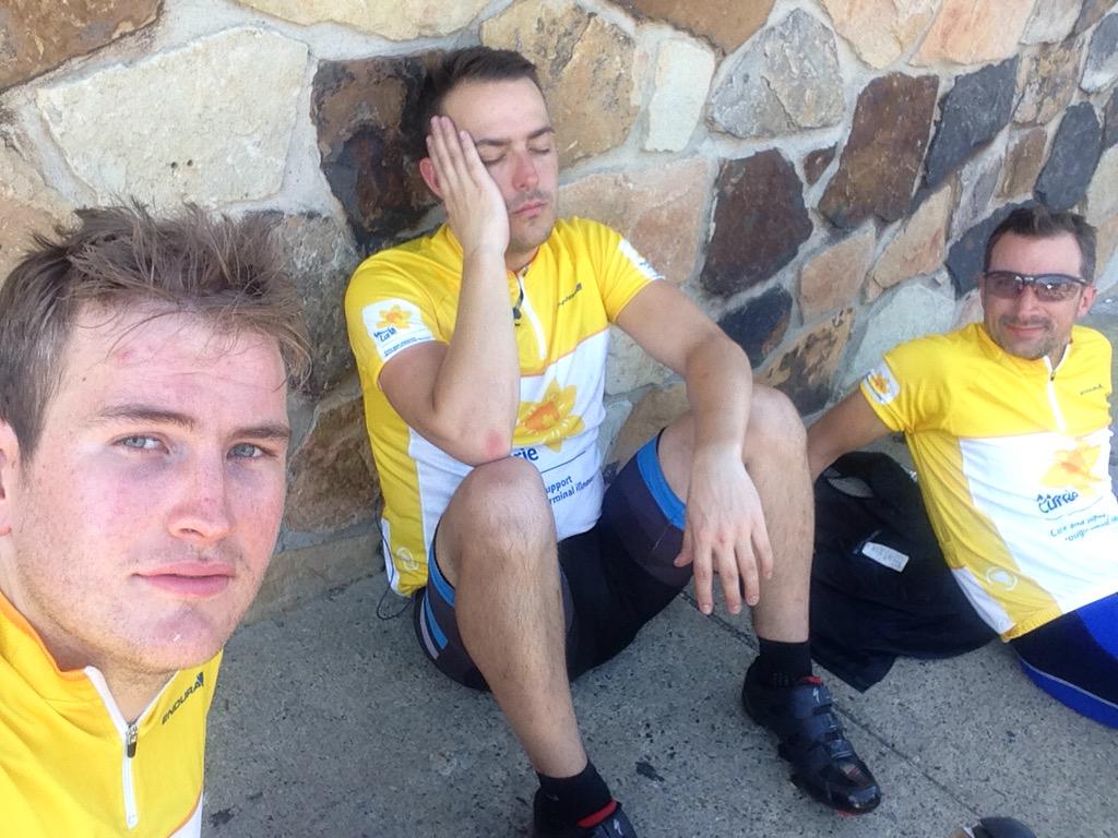 TeamBrightgroup's tweet photo. 17, 20 or maybe 30 miles left - no one seems to know http://t.co/dfi5f7T4Y6