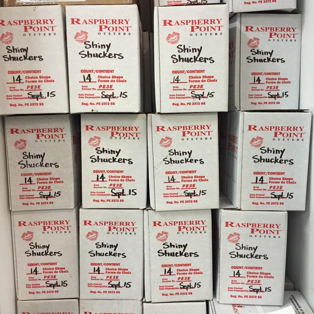 RPOysters's tweet photo. The oysters for this weekends @PEI_Shellfish Shucking Competitions have been delivered! #SeeYouThere #321Shuck http://t.co/W2Tlcs2CWP