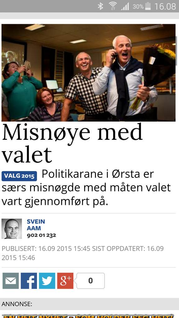 gauteskarstein's tweet photo. @smpno melder om misnøye med valgjennomføringa i Ørsta... godt illustrert med dette bildet #valg15 http://t.co/VQdaQVtSy0