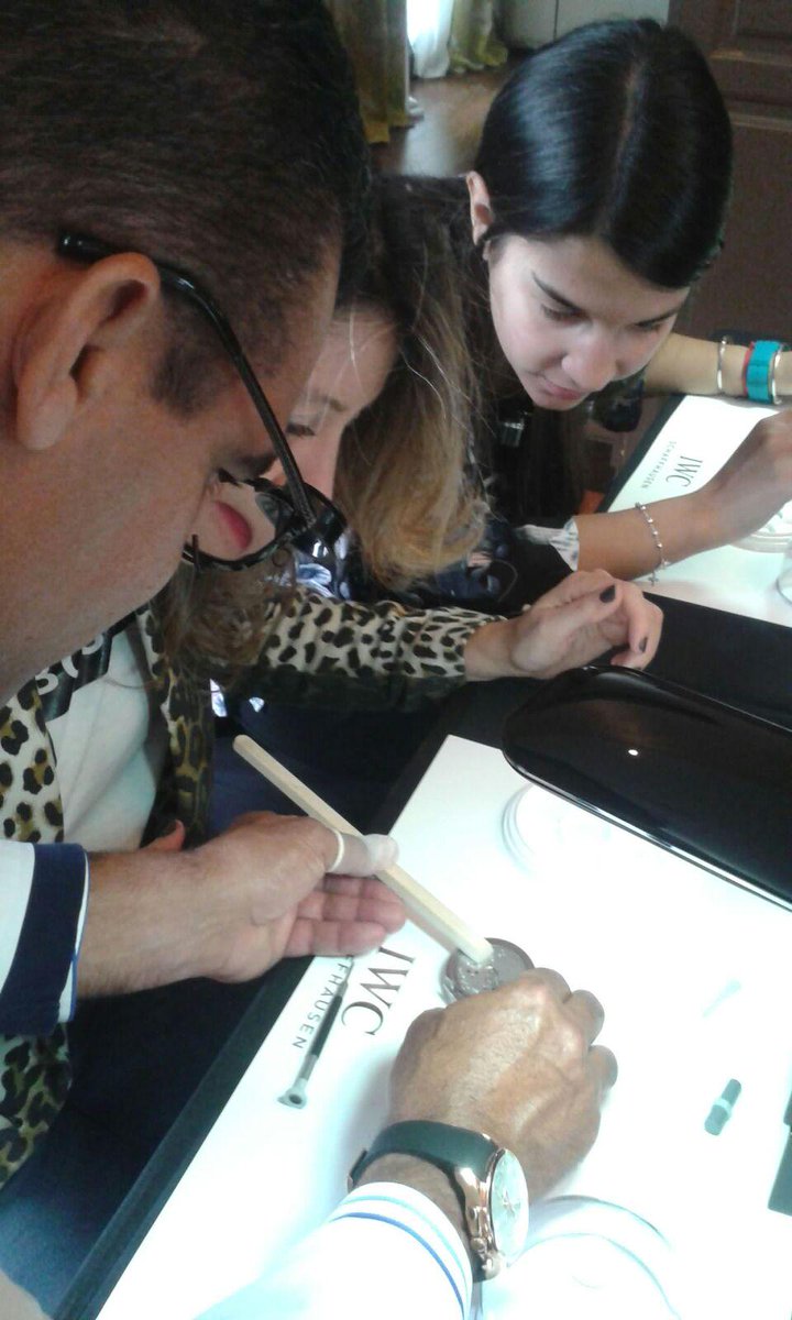 ChronosDigital's tweet photo. @ChronosDigital __Junto @IWC #WatchMakingClassExperience @Sofitel http://t.co/z9srySErA0