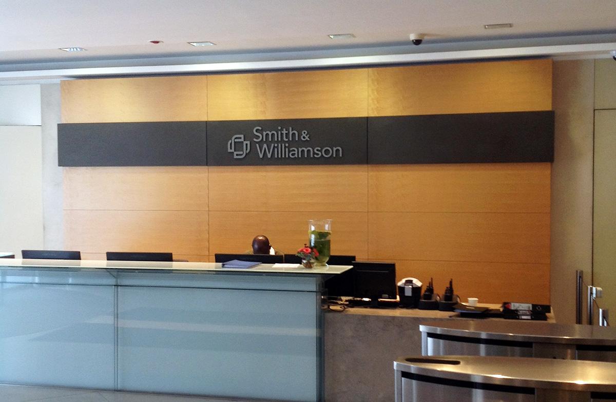 OlympicSignsUK's tweet photo. More #signage for @SmithWilliamson Head Office in #Moorgate, #London, fabricated in our #TunbridgeWells unit. http://t.co/ZjARAxsexv