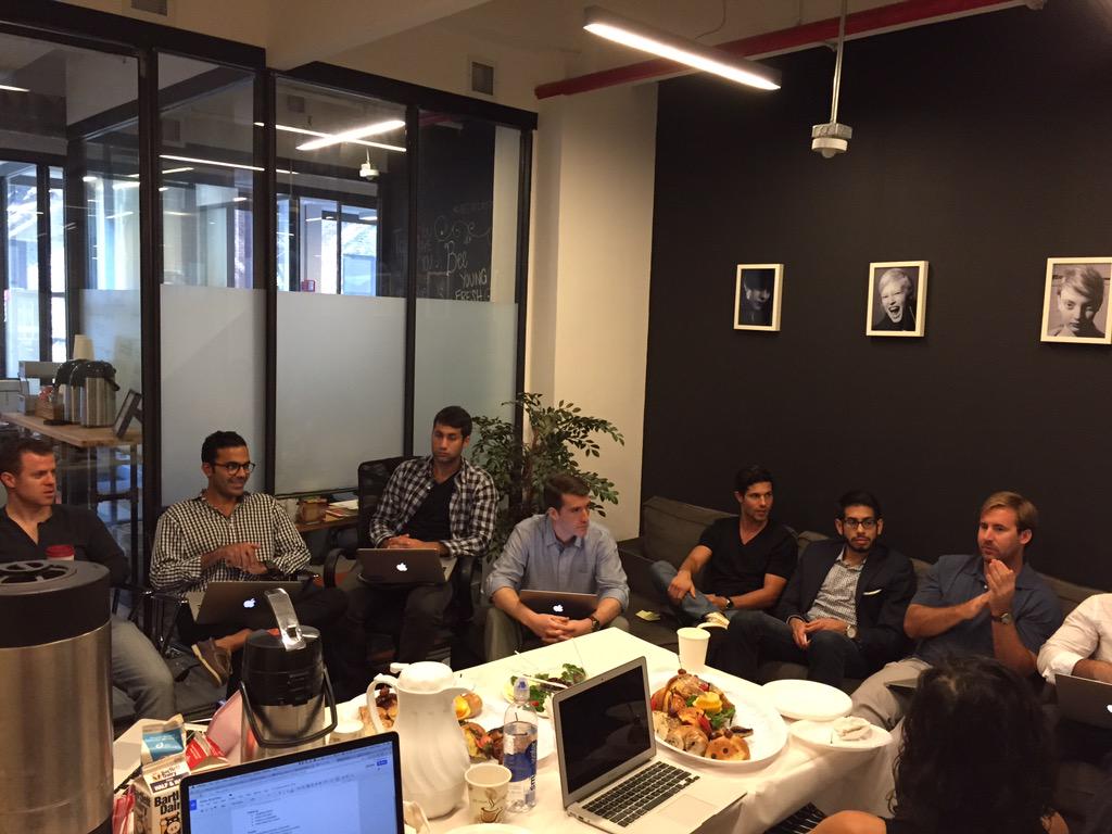 1SumitSingh's tweet photo. Sales Strategy Breakfast with the Interplay Crew @mpd @deepenparikh @Kevintung #StrategySesh http://t.co/AQgibC4uAa